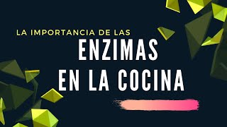 ENZIMAS en COCINA ⭕️Catalizadoras de Reacciones BioQuimicas ⭕️ [upl. by Uella51]