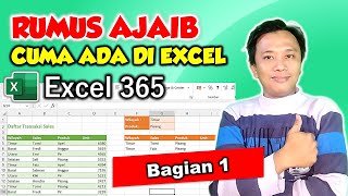 🔴TIPS EXCEL  Rumus Excel 365 Rumus FILTER [upl. by Elspet]