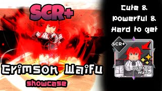 Crimson Waifu Showcase  Anime World Tower Defense [upl. by Halik]