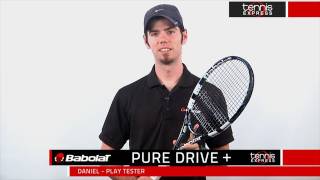 Tennis Express  Babolat Pure Drive Plus Racquet Review [upl. by Blockus]