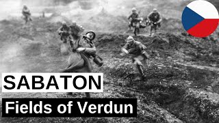 SABATON  Fields of Verdun Pole Verdunu CZ text [upl. by Ragucci]