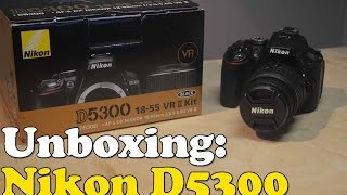 Unboxing Nikon D5300 1855mm VR II Lens Kit [upl. by Haimarej]