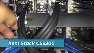 Cách đấu nối Stack Cisco Catalyst 9300 Stacking Cisco Catalyst C9300 [upl. by Carmon]