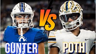 TEXAS HIGH SCHOOL FOOTBALL STATE CHAMPIONSHIP 3A GUNTER vs POTH 👀🔥🔥🔥🔥🔥🔥 viral football [upl. by Krm]