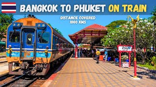 Bangkok to Phuket By Train 🇹🇭 Thailand Railways  Pattaya To Phuket  Long Journey in Thailand [upl. by Iruahs]