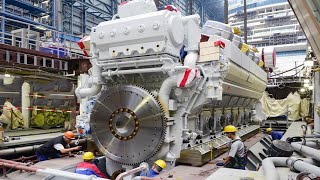 Building The Most Powerful Engine in the World And Engine Crankshaft Exchange Process [upl. by Bridgette889]