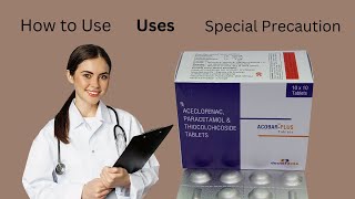 Acobar Plus Tablet Pain and Muscle Relief AcobarPlus [upl. by Asilec425]