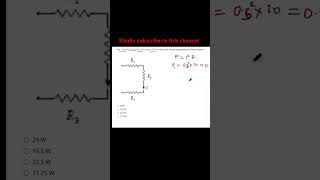 Energy dissipation on Resistorresistor equivalent resistance [upl. by Engracia]