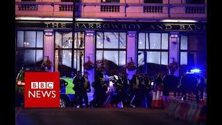 London Bridge Attack Knife possibly involved  BBC News [upl. by Amati]