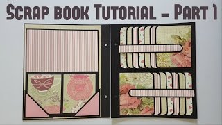 Scrap book Tutorial Part 1 by Srushti Patil [upl. by Daub]