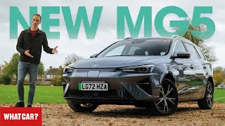 NEW MG5 review – best electric car ever  What Car [upl. by Mellette]