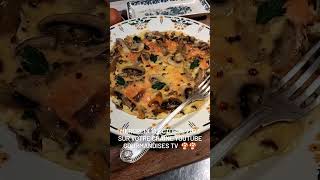 Omelette aux champignons de saison 🍄 et saumon fumé Ce 18 octobre dès 17h30 sur Gourmandises TV 😋 [upl. by Wohlen768]