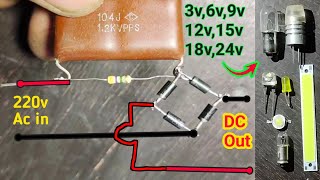 converter 220v Ac to 3v6v9v12v18v24v dc led driverAc to Dc converter led driver led driver [upl. by Mosora]