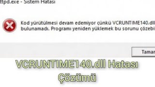 VCRUNTIME140dll Hatası Çözümü [upl. by Ccasi]