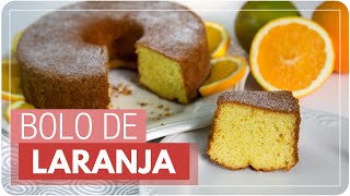 BOLO DE LARANJA FOFINHO sem glútensem lactose  Mamãe Vida Saudável [upl. by Ycats]