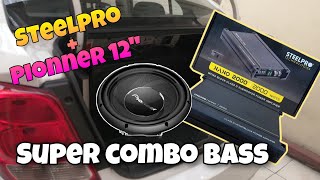 STEELPRO Y PIONNER TSa30 El mejor combo 🙌BASS love😎 NANO 2000RMS [upl. by Chemosh]