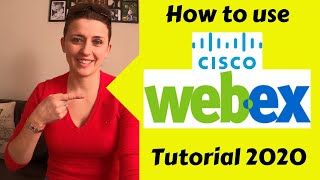 How to use Cisco Webex Cisco Webex Video Conferencing 2020 [upl. by Ameline416]