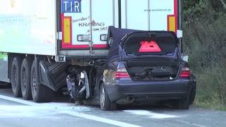 tödlicher Unfall auf der A43 [upl. by Otrebron340]