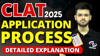 CLAT 2025 Application Form Process  clat exam registration process  Abhyuday Pandey [upl. by Yreved]