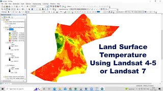 Land Surface Temperature LST Using Landsat 45 or Landsat 7 [upl. by Jobye]