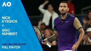 Nick Kyrgios v Ugo Humbert Full Match  Australian Open 2021 Second Round [upl. by Deenya]