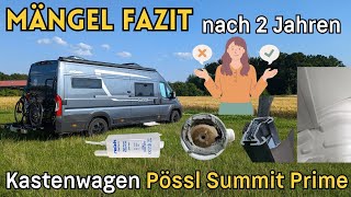 Kastenwagen Pössl Summit Prime  aufgetretene Mängel innerhalb der Gewährleistung [upl. by Aerdnaed]