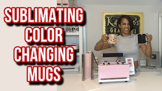 Sublimating Color Changing Mugs  The Perfect Sublimation Mugs [upl. by Dnomayd]