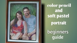 soft pastel and color pencil portrait beginners guide [upl. by Yedrahs11]