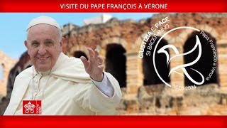 18 mai 2024 Visite du pape François à Vérone [upl. by Jyoti]