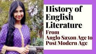 History of English Literature  All the Literary Ages explained [upl. by Yllim]