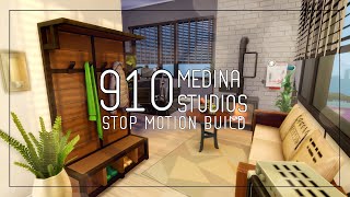 910 Medina Studios  SIMS 4  STOP MOTION BUILD  NO CC [upl. by Armanda]