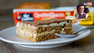 DÉFI TIRAMISU FACILE  RECETTE AVEC 1 QUATREQUARTS [upl. by Dnalevelc242]