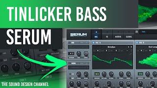 SERUM Tutorial  BASS Sound Melodic Techno  Tinlicker  Bird feeder  Anjunadeep  Tutorial [upl. by Dibb]