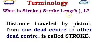 Terminology TDC BDC IDC ODC Stroke Length Clearance Length Stroke Volume Compression Ratio [upl. by Ahcatan]