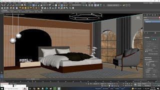 From Zero To Hero  Mastering Texturing a Stylish Interior in 3dsmax [upl. by Myrna]