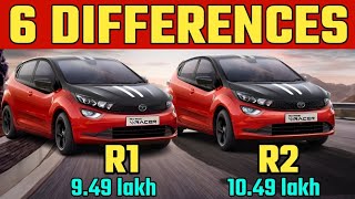 Tata Altroz Racer BASE Model R1 vs MID Model R2 ComparisonAltroz Racer R1 vs R2 Comparison 2024 [upl. by Sido]