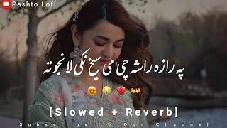 pa Raza rasha che me Sikh na k lanjo ta  Slowed Reverb Pashto Song Pashto Lofi 2023 peshwar [upl. by Odnomra]