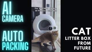 PETKIT PUROBOT REVIEW THE CAT LITTER BOX FROM FUTURE [upl. by Owena]