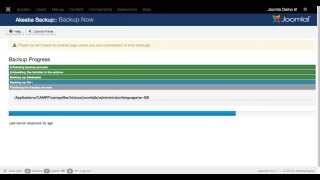Joomla 3 How to create a backup with Akeeba Backup [upl. by Atlanta]