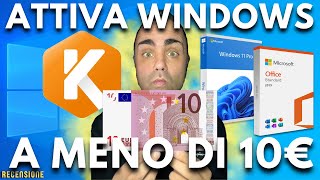 Come ACQUISTARE LEGALMENTE una licenza Windows e Office a meno di 10€  keysfancom [upl. by Maziar]