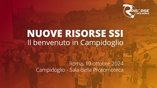 Nuove risorse per il servizio scolastico integrato il benvenuto in Campidoglio  19102024 [upl. by Jempty]