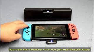 First USB C Bluetooth Transmitter Audio Adapter for the Nintendo Switch by GuliKit ROUTE [upl. by Ettennat]