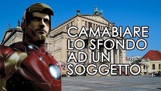 Come scontornare un oggetto e cambiare lo sfondo  Tutorial Photoshop [upl. by Macomber]