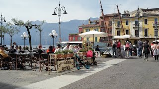 Malcesine Italy April 2024  WALKING TOUR 4K60 [upl. by Euqitsym613]