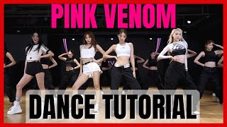 BLACKPINK PINK VENOM Dance Practice Mirror Tutorial SLOWED [upl. by Katya]