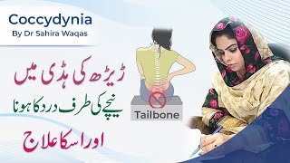 Coccydynia  Tailbone pain causes treatment and exercises by Dr Sahira Waqas [upl. by Pacian]