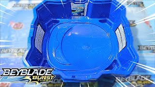 SLINGSHOCK BEYSTADIUM  QR CODE BEYBLADE BURST TURBO UNBOXING [upl. by Ahsratan921]