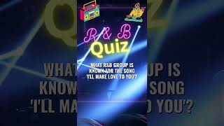 Iconic R amp B Anthem Quiz [upl. by Gorges]