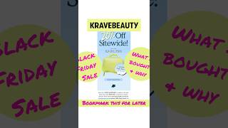 Krave beauty blackfriday guide Save this for future reference skincare antiaging KraveBeauty [upl. by Adnal]