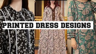 Casual all over printed dress designs  printed dress designs 2024 [upl. by Llednil]